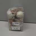 12 Pcs Neutral Matte Christmas Ball Ornaments 2.4 Inch Rustic Boho Brown Tan Ivory Beige Xmas Bulbs Ornament Vintage Xmas Baubles Modern Christmas Decor for Tree Farmhouse Holiday Decor