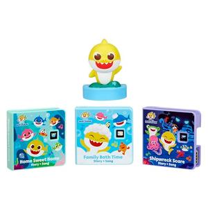 Little Tikes Story Dream Machine Baby Shark Family Collection, Storytime, Books, Audio Play Character, Gift and Toy for Toddlers and Kids Girls Boys Ages 3+ Years