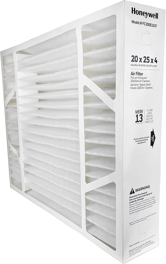 Honeywell 20" X 25" X 4" FC200E1037 Air Filter Replacement - MERV 13