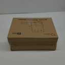 2 Pack Acrylic Brochure Holder 8.5 x 11 in with Business Card Holder, 1-Tier Brochure Display Stand with Removable Divider for 4 x 9 Inches Trifold Pamphlets, Clear Flyer Holde
