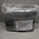 FH Group Three Row Striking Striped Full Set Car Seat Covers, Airbag Compatible & Split Ready  Universal Fit for Cars Trucks & SUVs Gray