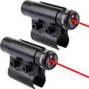Red Dot Laser Sights Compact Tactical Laser Sight Scope with Barrel Clamp Mount for Rifle Shot Gun 2PACK