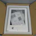 Electric Wall Heater for Indoor Use Complete Unit with Thermostat (Model: CSC151TW, Part: 67509), 5120 BTU, 120 Volt, 1500 Watt, White