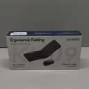 Ergonomic Foldable Keyboard and Mouse, Samsers KM09 Split Folding Bluetooth Keyboard Combo, 2.4G + BT5.0 x2, 6-Row Layout Portable Travel Keyboards & USB-C Wireless Mouse for iOS Android Windows MacOS