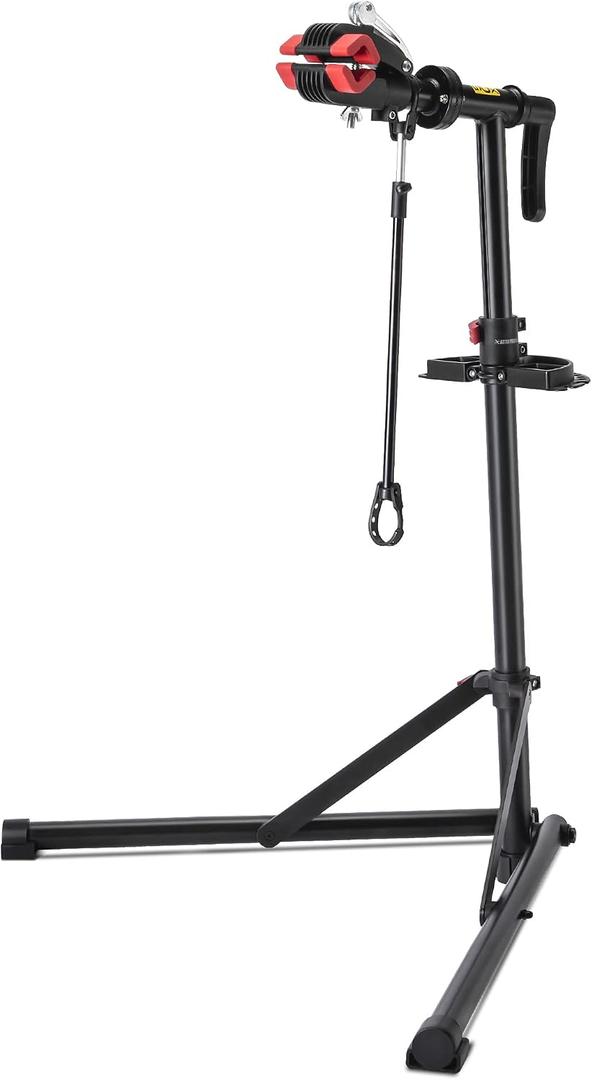 CXWXC Bicycle Repair Stand for Bike Maintenance, Up to 30 kg, Height Adjustable, Foldable and 360 Rotatable Bike Maintenance worktand for MTB, Road Bike