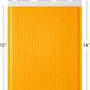 10 x 13 Inch Bubble Mailer 40 Pack, Waterproof Padded Envelopes with Strong Self-Seal Adhesive, Cushioning Shipping Bags with Bright Color for Small Business - Yellow
