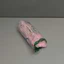 Newborn Baby Girl Nightgown, Long Sleeve Sleeper Gown with Mittens & Headband, Baby Girl Gifts Going Home Outfit with Open Bottom, Easy to Change Diapers 0-6 Months Pink Heart