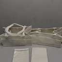 Mr. Pen- Baby Diaper Caddy Organizer, 2 Pack, Beige, Baby Caddy Organizer with Handle, Compact Size, Collapsible & Portable