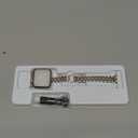 Slim Watch Band Compatible with Apple Watch 41mm 45mm 42mm 44mm 40mm 38mm Metal Stainless Steel Watchband Suitable for iWatch 9/8/7/6/5/4/3/2/1/SE Series Women Luxury Strap