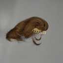 HOOJIH Ponytail Extension, Claw Clip in Straight Hair Bun Messy Bun 9 Inch Short Ponytail with Bendable Metal Wire Hair Pieces for Women Fake Hair Bun DIY Styles - Deep Blonde and Light Blonde