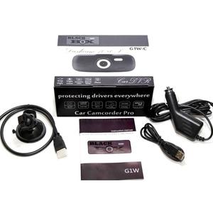G1W-C Capacitor Model Dash Cam – Heat Resistant – Full HD 1080P H.264 2.7" LCD Car DVR Video Recorder – WDR 140° Wide Angle 4X Zoom Motion Detection Night Vision G-Sensor