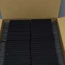 TahoeBay Bulk Blank Beer Can Cooler Sleeves (50-Pack) Sublimation Blanks for Vinyl Plain Soft Foam Can Sleeves Coolers for Soda Cans & Bottles Black, White, Assorted Solid Color (Black)