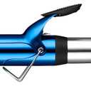 BaBylissPRO Nano Titanium Professional Curling Iron with Extended Barrel Perfect for Longer Hair (1 1/2 Inch, Blue)