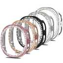 Simpeak 5-Pack Bling Case Compatible with Samsung Galaxy Watch 8 40mm Smartwatch, Crystals Diamond Frame Protector Back Cover Replacement for Galaxy Watch 8 40mm Only, (No Screen)