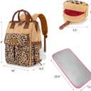Montana West Wrangler Aztec Diaper Bag Backpack Western Backpacks for Moms Baby Essentials Bag with Twist-Lock Closure, Insulated Pockets, Portable Changing Pad, Stroller Straps, Pacifier Case