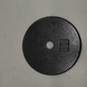 CAP Barbell Cast Iron Standard 1-Inch Weight Plates, Black, 10 Pounds