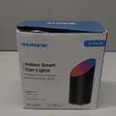 SUNVIE 2 Pack Up Lights Indoor Floor Can Light Uplighting Indoor Spotlight with 2700K GU10 Bulb Accent Lighting Floor Uplighting for Home Plant Picture, UL Listed 5.9 FT Plug Cord & Foot Switch (Black)