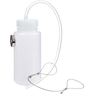 Mission Automotive Brake Bleeder Kit - 16 Oz, White - Brake Fluid Bleed Kit & Magnetic Bleeder Bottle with Lanyard