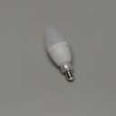 Lightinginside E12 Smart Light Bulbs 60W Equiv., Work with Alexa/Google Home/Smart Life, 500LM 6W RGBCW Candle Candelabra LED Light Bulbs, No Hub Required, 2.4G WiFi Bluetooth Bulb, ETL Listed, 1PC (Multicolor)