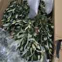 5 ft Artificial Olive Tree, Triple Ball Topiary Faux Plant with Moss & Pot, Outdoor Indoor Realistic Fake Shrubs Trees, Round Bushes Fake Shrubs Potted for Home Offices Porch Decor, Set of 2