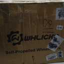 Wheelchairs for Adults, WHLICKS 2025 Premium Comfortable Transport Wheelchair Lightweight Foldable25lb Portable Transfer Chair for Seniors with Swing-Away footrests and Anti Tipper, 264lb Capacity (Gray)