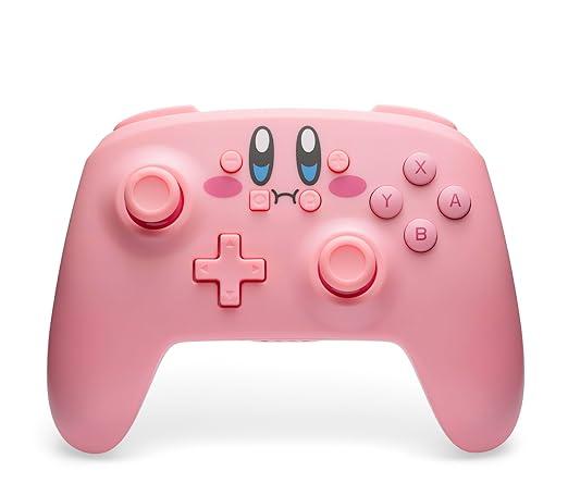 Wireless Controller for Nintendo Switch - Kirby Mouthful, Switch Lite/Switch-OLED Model, Nintendo Switch 2, AA Battery Powered (Battery Included), Bluetooth, Motion Controls, Officially Licensed