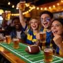 American Football Table Runner Artificial Grass Decoration 16 x 71 Inch Grass Touchdown Game Days Table Centerpieces Decor for Football Party Favors Home Dinning Decor(16*71in)