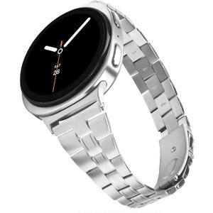 Stainless Steel Bands Compatible with Samsung Galaxy Watch 8 40mm/44mm Classic 46mm Women Slim Metal Replacement Wristbands
