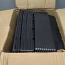 10 Pack 2.5 inch Square Pots 3.5 inch Deep 20 Cell Seedling Plug Trays with Water Collection Nursery Trays (15"x11"x3") for Seeds Starting and Transplanting