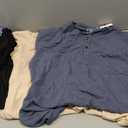 3 Pack: Mens Polo Shirts, Business Casual Golf Henley Work Shirts for Men, Collarless Short Sleeve Stylish Athletic Tshirts
XL