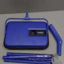 Eyliden Carpet Sweeper, Mini Size Lightweight Hand Push - No Noise, Non-Electric, Easy Manual Sweeping Only for Carpet Cleaning (Blue)