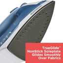 BLACK+DECKER Easy Steam Compact Iron for Clothes, Automatic Shutoff, Nonstick Plate, Light Weight, 1200 Watts (Standard)