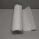 Aluf Plastics 6 MIL Thick Extra Strong Heavy Duty Clear All Purpose Vapor and Moisture Barrier Sheet Tarp/Drop Cloth - 10' x 25' - for Painting, Furniture, Carpet, Contractor, & Construction