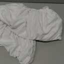 Twin Size Box Spring Cover with Smooth and Elastic Woven Material, Alternates for Bed Skirt, Wrinkle & Fading Resistant, Washable, Dustproof, White