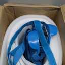 Lawn Aerator Shoes for Grass - Pre-Assembled Grass Aerator Shoes for Lawn - Soil Yard Aerator Tool for Aerating Patio Garden (Medium, Blue)