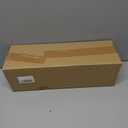 Small Christmas Tree with Red Berries Balls in Brown Pot, 17.7 inch Snow Frosted Artificial Mini Christmas Tree, Flocked Christmas Artificial Pine Tree in Tin Planter Christmas Decor