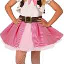 Morph Cowgirl Outfits for Girls, Cowgirl Costume for Girls, Halloween Costume Kids Size M