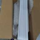 N9R 60PCS White Square Plastic Plates, 30 Dinner & 30 Dessert Plates Heavy Duty, Fancy Disposable Plates for Party, Wedding and other Events