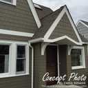 Ekena Millwork BRC04X10X10MRC00RWR 4"W x 10"D x 10"H Merced Rough Sawn Knee Brace, Western Red Cedar