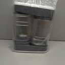 Elevon Automatic Cat Feeder, Gravity Food and Water Dispenser Bowl Set for Small, Medium Dogs Animals, Pet Feeder Dispenser Storage Food, 3.8L Large Capacity, Gray