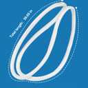 W10906683 Dryer Door Seal Nylon by puxyblue Compatible with Cros-ley Ken-more Whirl-pool Se-ars Dryer Replaces 692494 3390731 W10389571 W10823580 WP3390731 WPW10389571