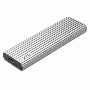 External Hard Drive,Ultra Slim External HDD Store Portable External Hard Drive Compatible with PC, MAC,Laptop (Silver)