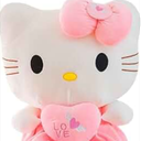 Kitty Plush  Collectible Kitty Plushie Cute Stuffed Animal Toy Adorable Kawaii Doll (Pink 30cm .)
