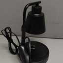 Candle Warmer Lamp with Timer - Adjustable Brightness & Height, 2 Free Bulbs Included | Wax Warmer Lamp for Jar Candles, Farmhouse & Home Decor Gift (Black)