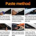 Side Window Trim Chrome Delete Blackout Overlay Kit Pre-Cut Vinyl Compatible for GMC Sierra 2019-2023