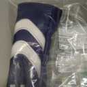 Golf Head Cover Golf Club Blue Leather Headcovers Set Fits Driver Fairway Wood Hybrid Utility Putter Iron Wedge Headcover.