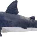 Wild Republic Cuddlekins Jumbo Great White Shark Stuffed Animal - 30"