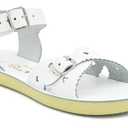 Salt Water Sandals Sun-San Sweetheart, White, Size Toddler 5