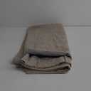 Joydeco Blackout Curtains for Bedroom - Nature Linen 84 Inch Long 100% Light Blocking 1 Panels Set, Rod Pocket & Back Tabs Living Room Drapes, Thermal Insulated Room Darkening Window Curtains