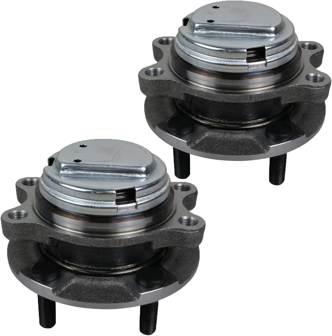 Autoround 513334 Pair Front Wheel Hub and Bearing Assembly Compatible with Nissan 370Z, Infiniti G35, Q50, G37, Q60, QX50, FX35, M35, Q70, QX70, M45, M37, EX35,Q70L, G25, M56, M35h RWD